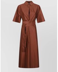 Sa Su Phi - Short Sleeve Midi Dress - Lyst