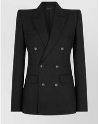 Tom Ford - Virgin Wool Herringbone Double-Breasted Blazer - Lyst