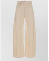 Mother - Denim High-Rise Ankle-Length Wide-Leg Jeans - Lyst