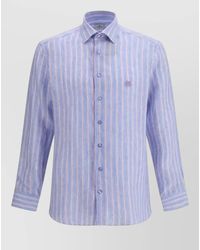 Etro - Linen Pattern Shirt - Lyst