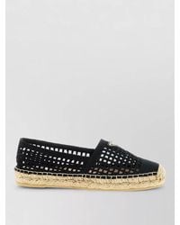 Prada - Crochet Knit Espadrilles Mesh Upper Rope Sole - Lyst