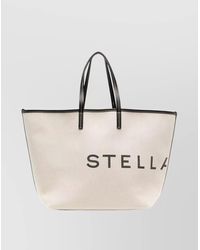 Stella McCartney - Stella Logo Canvas Tote Bag - Lyst