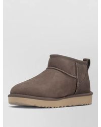 UGG - Ankle Boots Pull Tab Round Toe Suede - Lyst