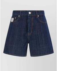 Ami Paris - Cotton Knee-Length Bermuda Shorts - Lyst
