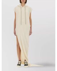 Rick Owens - Long Dress Hood Cap Sleeves Floor-Length - Lyst