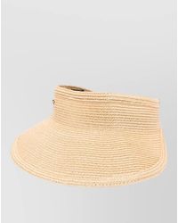 Borsalino - Jasmine Visor Hat Wide Brim Strap - Lyst