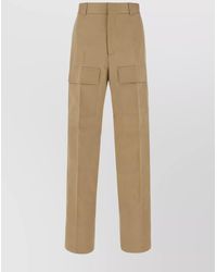 Gucci - Cotton Trousers With Belt Loops And Cargo Pockets - Lyst