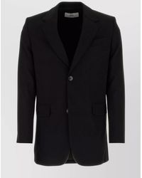 Ami Paris - Virgin Wool Oversized Single-Breasted Blazer - Lyst