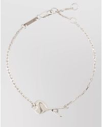 Ami Paris - Hammered Thin Bracelet - Lyst