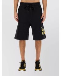 Versace Jeans Couture - Logo-Print Bermuda Shorts - Lyst