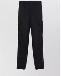 Dries Van Noten - Polyester Cargo Trousers - Lyst