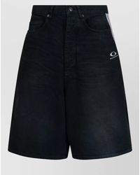 Balenciaga - Denim Bermuda Shorts - Lyst