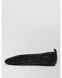 LA ROSE - Crystal-Embellished Ballerina Shoes - Lyst