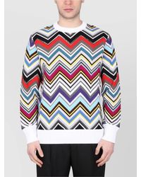 Missoni - Wool Crew Neck Sweater - Lyst