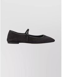 Aeyde - Calf Hair Mary Jane Ballerina Flats - Lyst