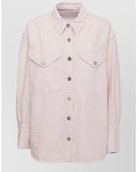 Dondup - Collar Shirt Long Sleeves Logoed Buttons Pockets - Lyst