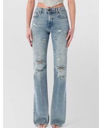Haikure - Flora Broken Straight Leg Mid Rise Jeans - Lyst