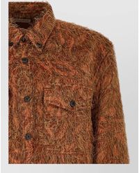 Dries Van Noten - Fringed Shirt Jacket - Lyst