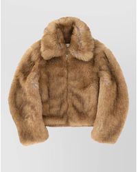 MSGM - Regular-Fit Faux Fur Jacket - Lyst