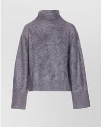 Lisa Yang - High Neck Long Sleeve Knitwear Top - Lyst