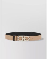 Ferragamo - Adjustable Dual-Tone Reversible Gancini Belt - Lyst