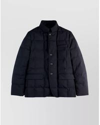 Fay - Quilted Double-Breasted Down Jacket - Lyst