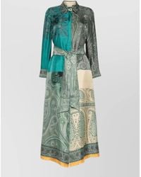 Pierre Louis Mascia - Printed Silk Maxi Dress - Lyst