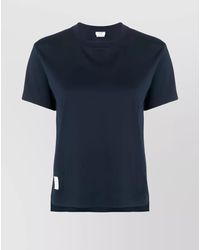 Thom Browne - Relaxed Fit T-Shirt Side Slits - Lyst