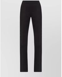 Ferragamo - Elevated High-Waisted Straight-Leg Trousers - Lyst