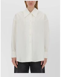 YMC - Long Sleeve Lena Shirt Large Collar - Lyst