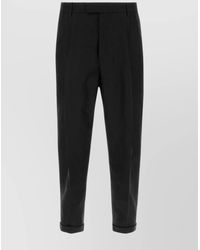 Dolce & Gabbana - Linen Straight-Leg Trousers - Lyst
