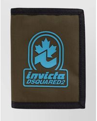 DSquared² - Invicta Bi-Fold Nylon Wallet With Logo Patches - Lyst