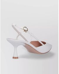 Gianvito Rossi - Buckle Mid Heel Pointed Toe Pumps - Lyst