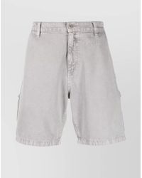 Moschino - Cotton Logo-Embroidered Straight-Leg Chino Shorts - Lyst