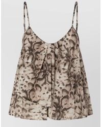 Pinko - Snake-Print Strap Top - Lyst