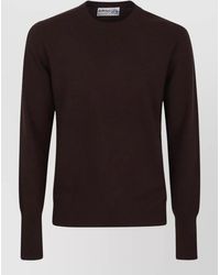 Ballantyne - Cashmere Crew Neck Long Sleeve Sweater - Lyst