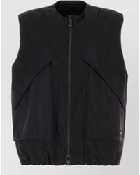 Tatras - Cotton Blend Vest Elasticated Hem Pockets - Lyst
