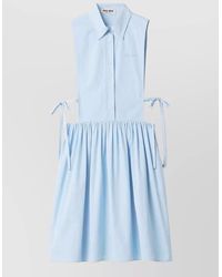 Miu Miu - Cotton Shirtdress - Lyst