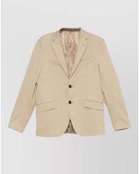 Etro - Roma Single Breasted Cotton Tailored Blazer - Lyst