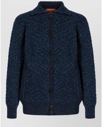 Missoni - Wool Alpaca Zigzag Knit Oversized Cardigan - Lyst