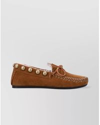 Isabel Marant - Suede Lace-Up Loafers - Lyst
