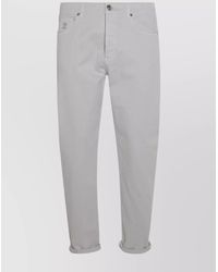 Brunello Cucinelli - Trousers Relaxed Fit Rolled Cuffs - Lyst