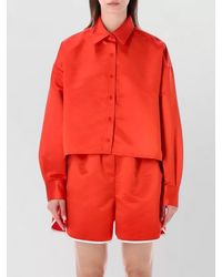 Frankie Shop - Arlen Satin Boxy Shirt - Lyst
