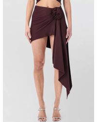 Magda Butrym - Draped Asymmetric Mini Skirt - Lyst
