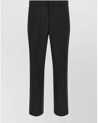 Department 5 - Wool Straight-Leg Pants - Lyst