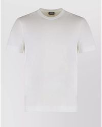 ZEGNA - Cotton Regular-Fit Crew-Neck Short-Sleeve T-Shirt - Lyst