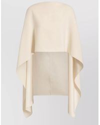 Alberta Ferretti - Nude Chiffon Stole - Lyst