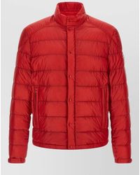 Moncler - Selves Down Jacket High Collar Pockets - Lyst