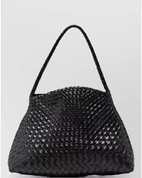 Dragon Diffusion - Ars Tote Wicker And Leather Tote Bag - Lyst