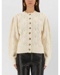 Isabel Marant - Maxine Perforated Alpaca Blend Cardigan - Lyst